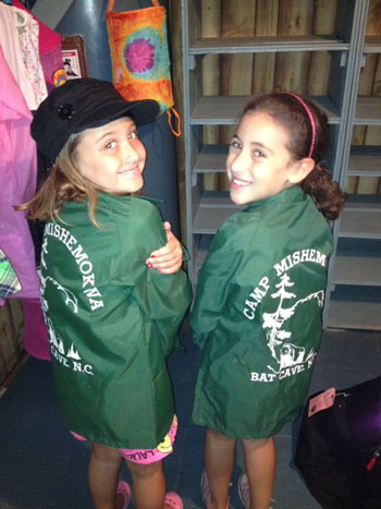 Kids LOVE The Camp! ...sporting some vintage Camp Mishemokwa jackets!